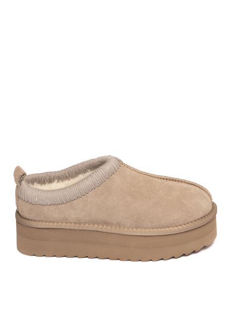 Taupe suede slipon COLORS OF CALIFORNIA | YWPLA13EGGYPLATFORM-TAU